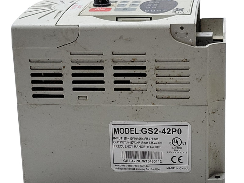 Automation Direct GS2-42P0 2HP 460V Drive, READ _
