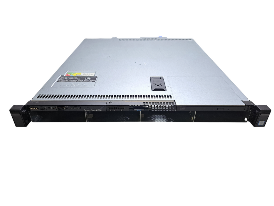 Dell PowerEdge R230 4x 3.5" | Xeon E3-1220 v5 @3.00GHz, 16GB DDR4, PERC H730