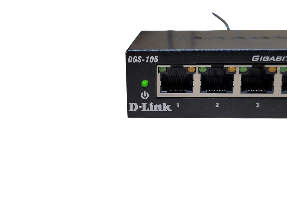 D-Link DGS-105 5 Port Gigabit Desktop Ethernet Switch
