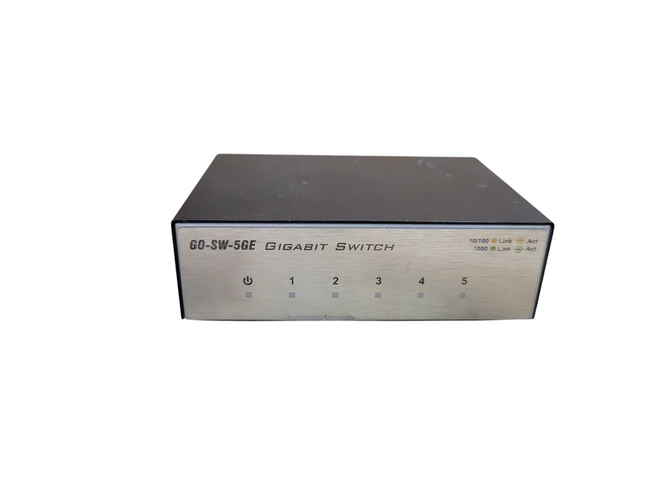 D-Link 5-Port Gigabit Unmanaged Metal Desktop Switch - GO-SW-5GE