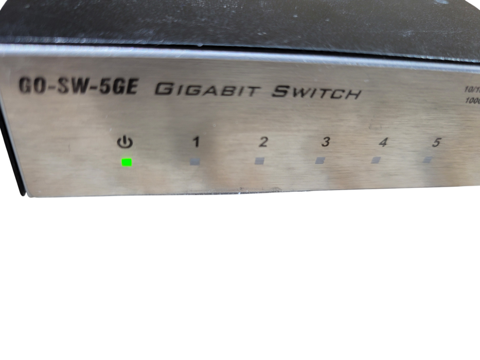 D-Link 5-Port Gigabit Unmanaged Metal Desktop Switch - GO-SW-5GE