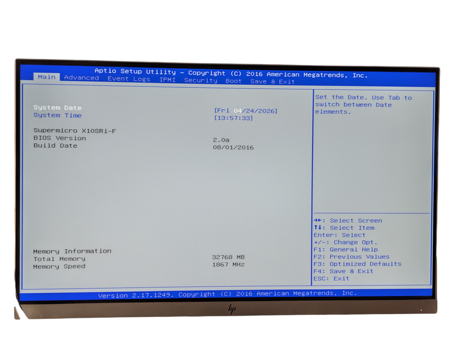 SUPERMICRO 813M-3 X10SRi-F Intel Xeon E5-2620 v3 32GB RAM