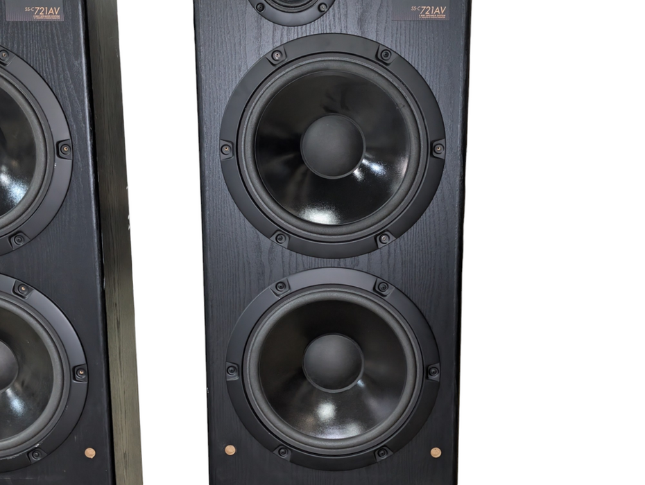 SONY SS-C721AV vintage 4-way floor-standing tower speakers PLEASE READ