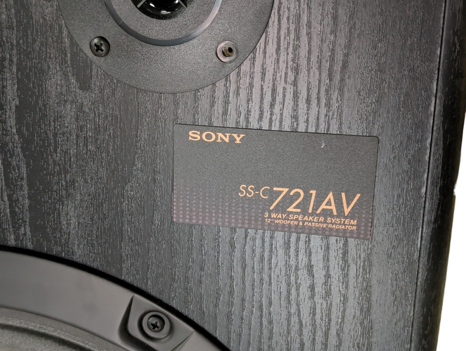 SONY SS-C721AV vintage 4-way floor-standing tower speakers PLEASE READ