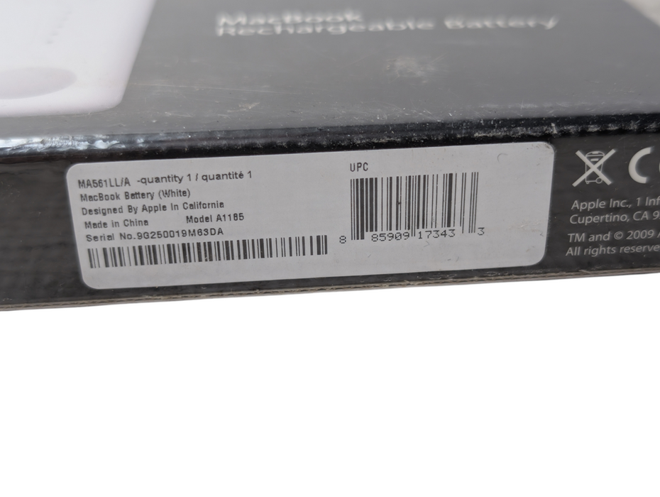 Apple Original Genuine 13-inch MacBook Battery A1185 NEW old stock PLEASE READ