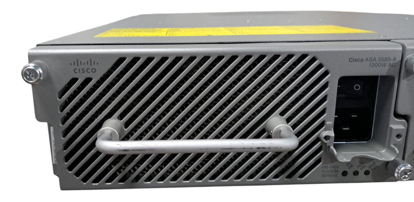Cisco ASA 5585-X - 2X 1200W PSU - Untested