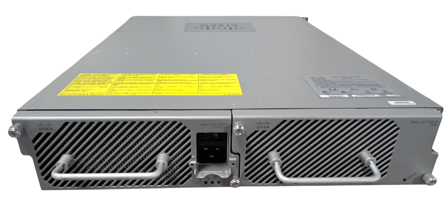 Cisco ASA 5585-X - 2X 1200W PSU - Untested