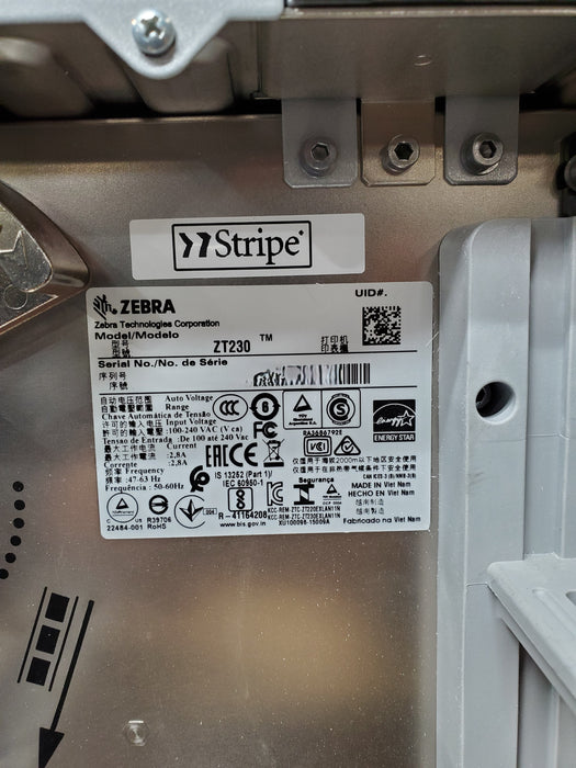 Zebra ZT230 Industrial Thermal Label Printer - ZT23042-T01200FZ - Low Usage