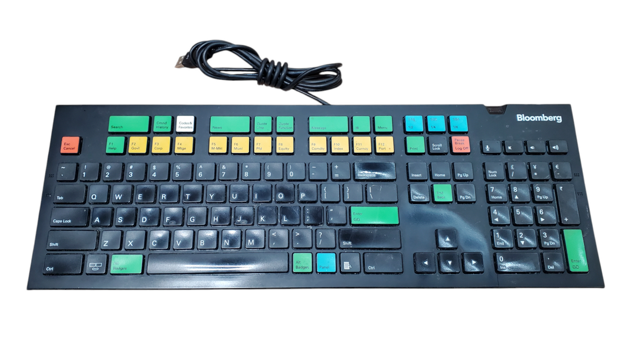 Bloomberg STB100 Financial Trading Keyboard - Black *read*