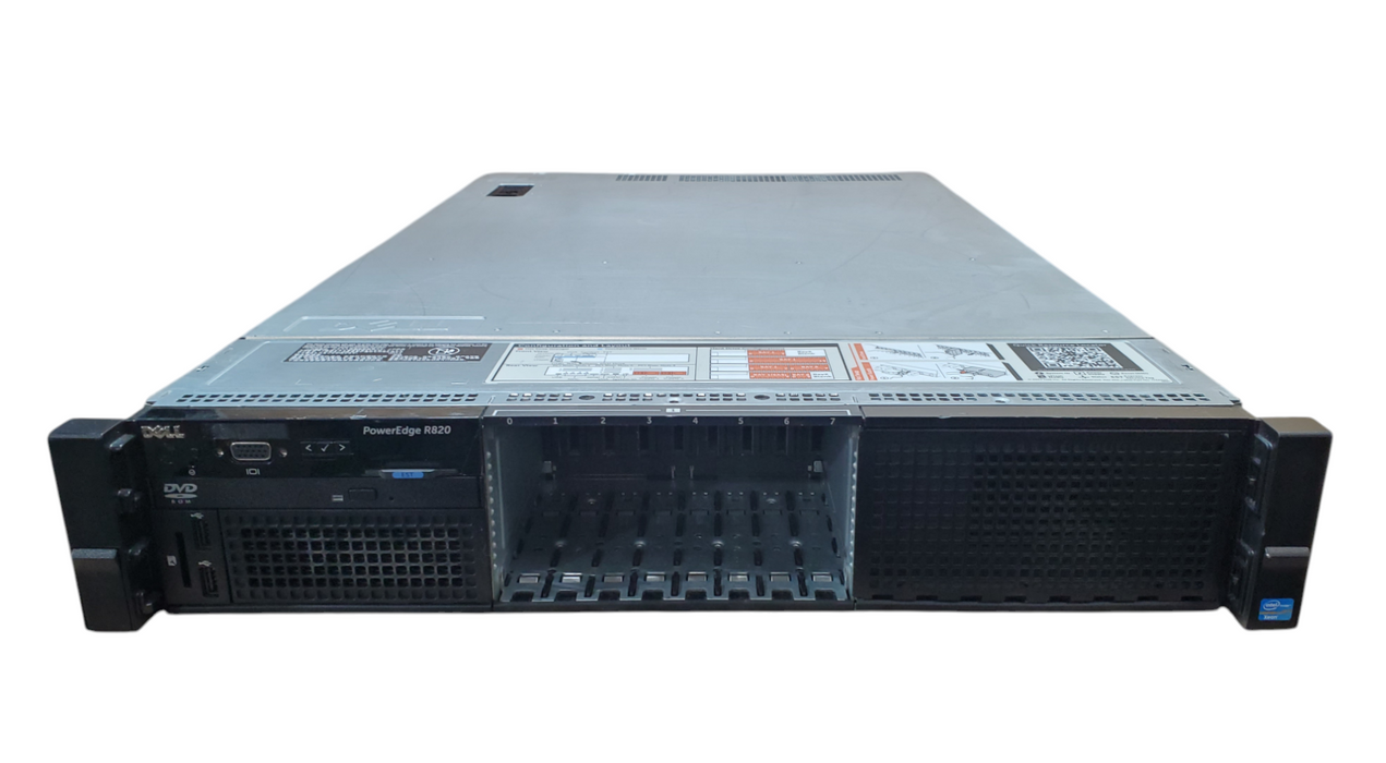 Dell PowerEdge R820 - 4x Xeon E5-4620, 64GB DDR3, H710 - No HDD