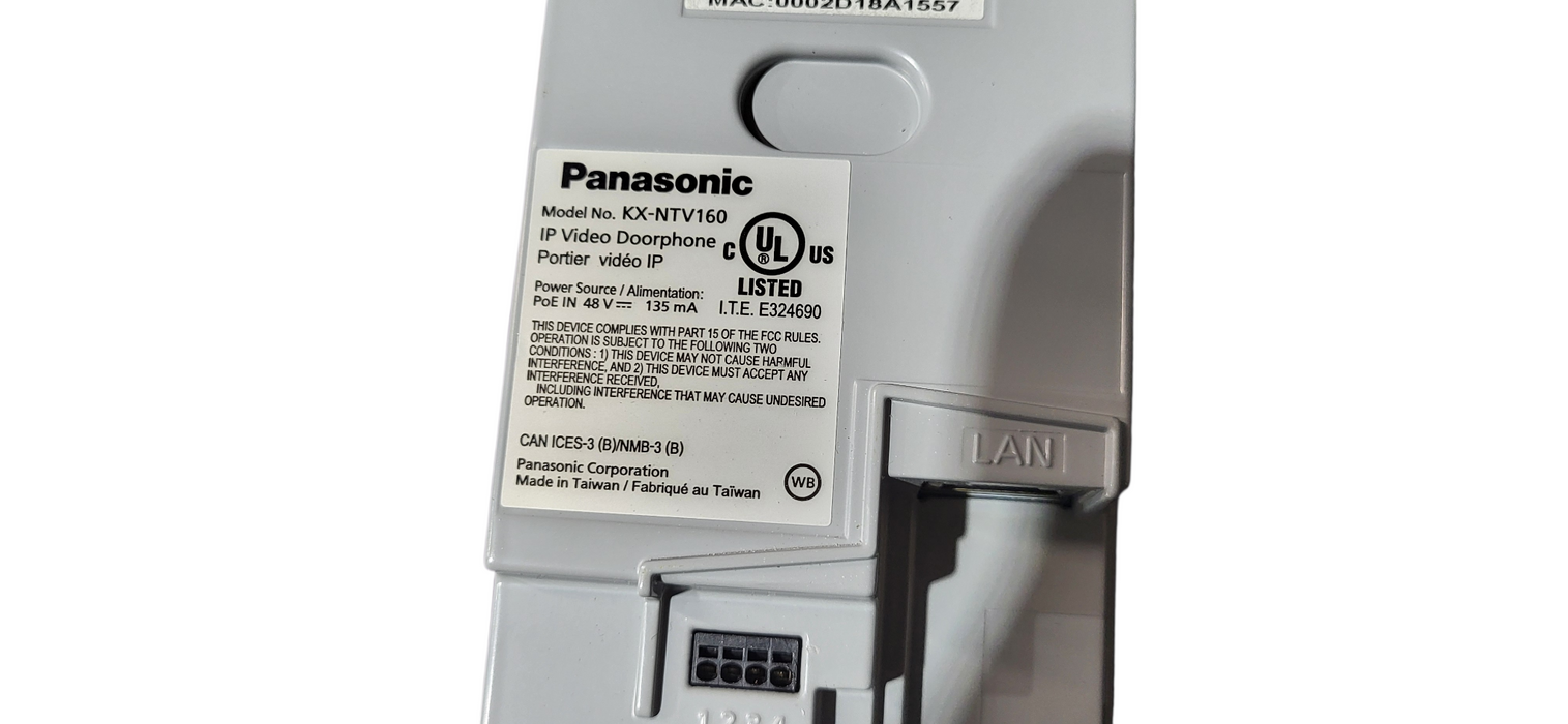 Panasonic KX-NTV160 IP Video Doorphone