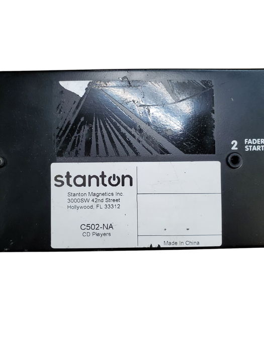 Stanton C.502 Digital CD Player - C502-NA *READ*