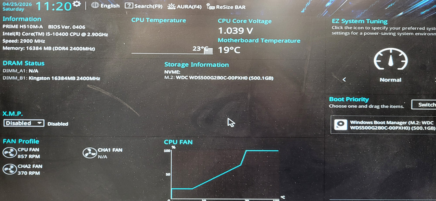 Custom PC i5-10400 CPU | 16GB DDR4 | 500GB m.2 | Prime H510M-A