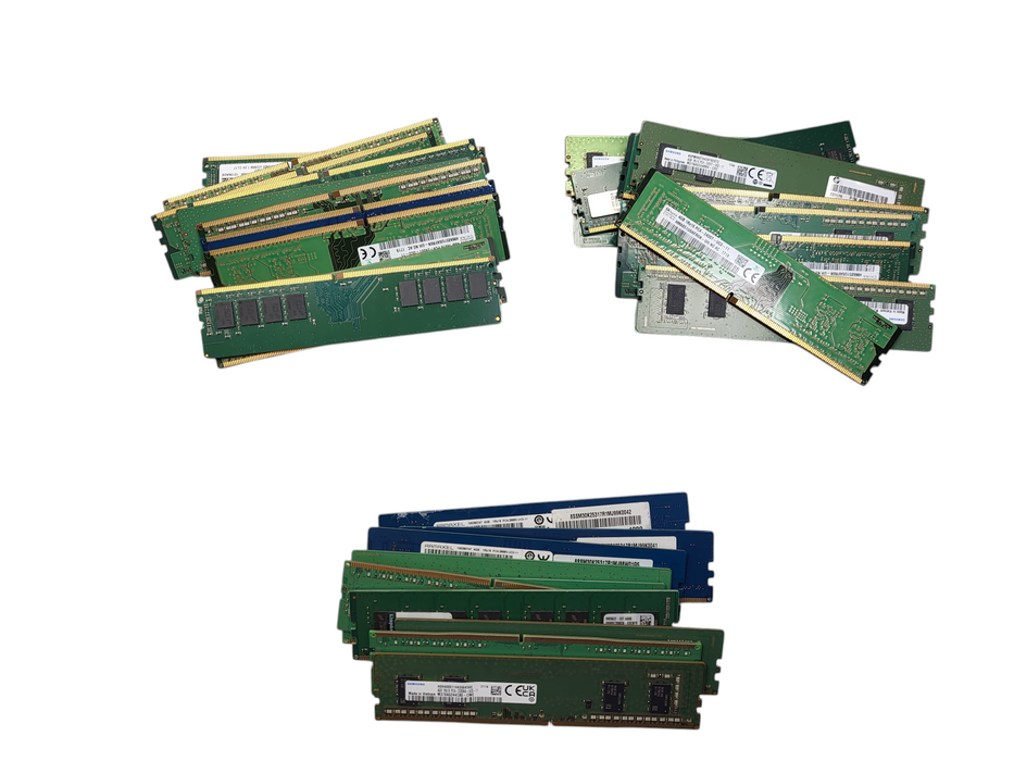 Lot of 30x Various Brands DDR4 4GB Desktop Memory