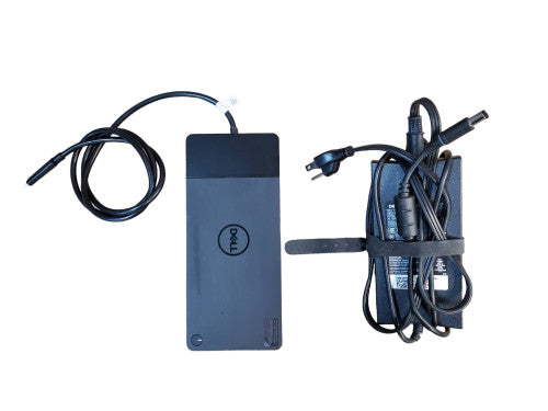 Dell K20A Laptop Docking Station w/ 130W Dell Power Adapter Q@