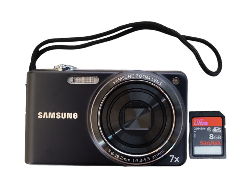 Samsung PL Series PL200 14.2MP Digital Camera w/ 8GB SD Card, READ
