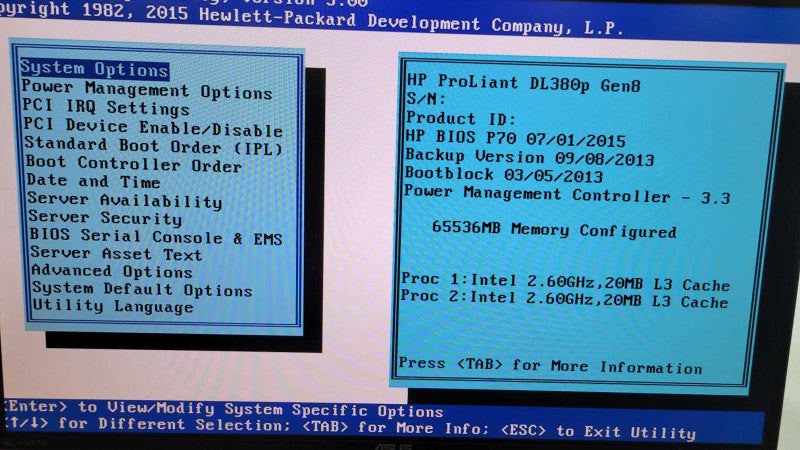 HP ProLiant DL380 Gen8 - 2x Xeon E5-2670 0 | 64GB RAM | NO HDD | P420i %