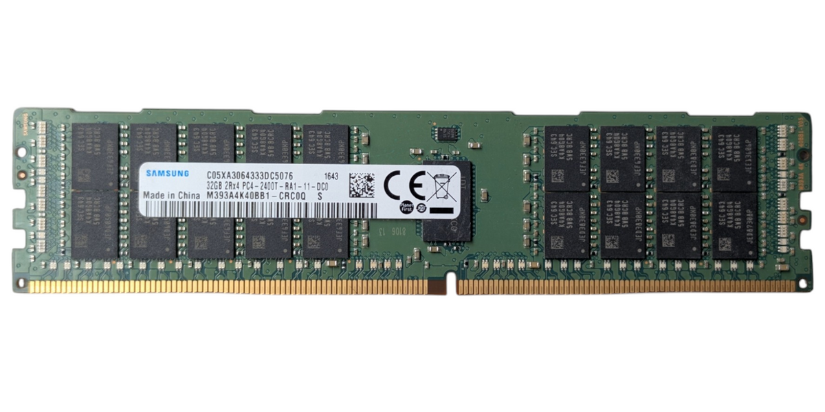 32GB Samsung DDR4 Server RAM Memory 32GB 2Rx4 PC4-2400T-RA1-11-DC0