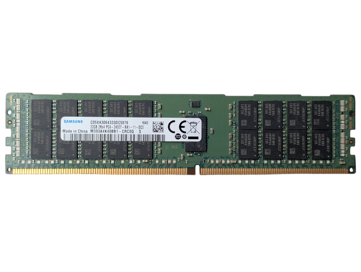 32GB Samsung DDR4 Server RAM Memory 32GB 2Rx4 PC4-2400T-RA1-11-DC0