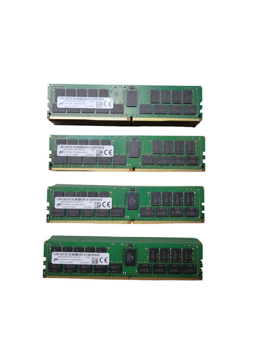 Lot of 32x - MICRON 32GB 2Rx4 PC4-2666V-RB2 MTA36ASF4G72PZ-2G6E1QG Server RAM
