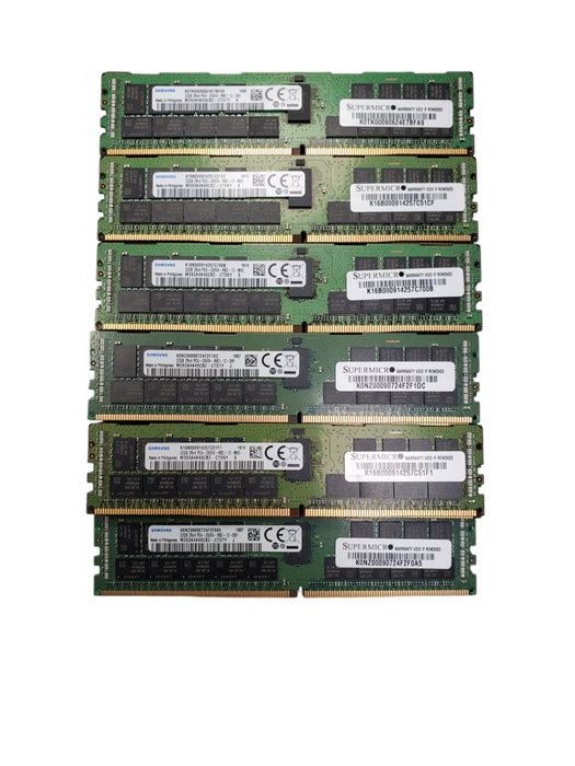 Lot 57x  Samsung 32GB 2Rx4 PC4-2666V-RB2-12-DB1 Server RAM - M393A4K40CB2