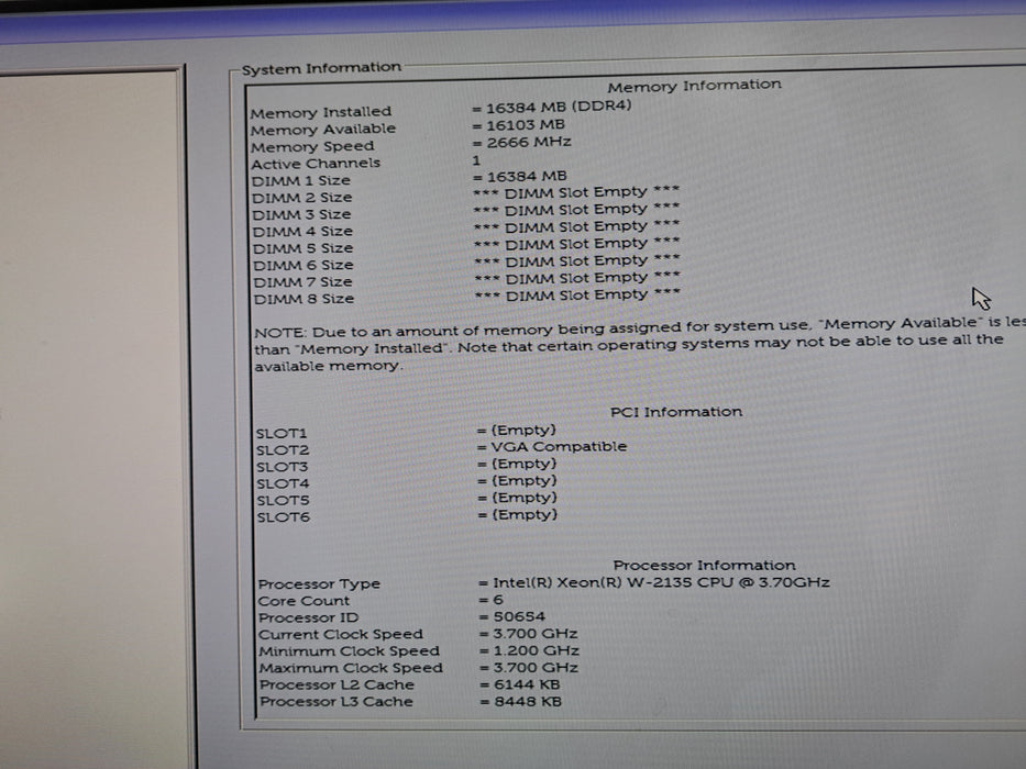 Dell Precision 5820 Tower | Xeon W-2135 @3.70GHz, 16GB DDR4, NO HDD/GPU