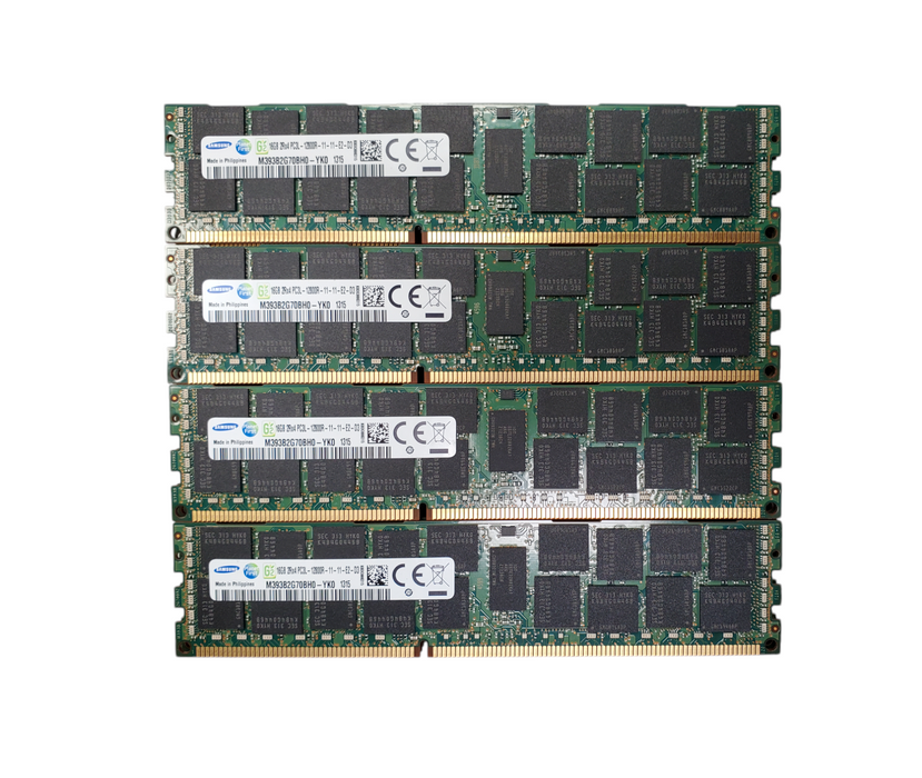 Lot 20x Samsung 16GB 2Rx4 PC3L-12800R-11-11-E2-D3 DDR3 Server Ram - M393B2G70BH0