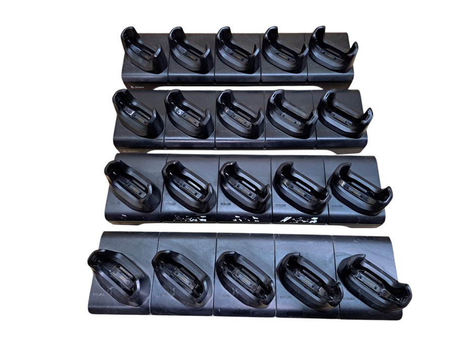 Lot of 4x Zebra SHARECRADLE-MC 4-Slot Charger For TC51 TC52 TC56 TC57