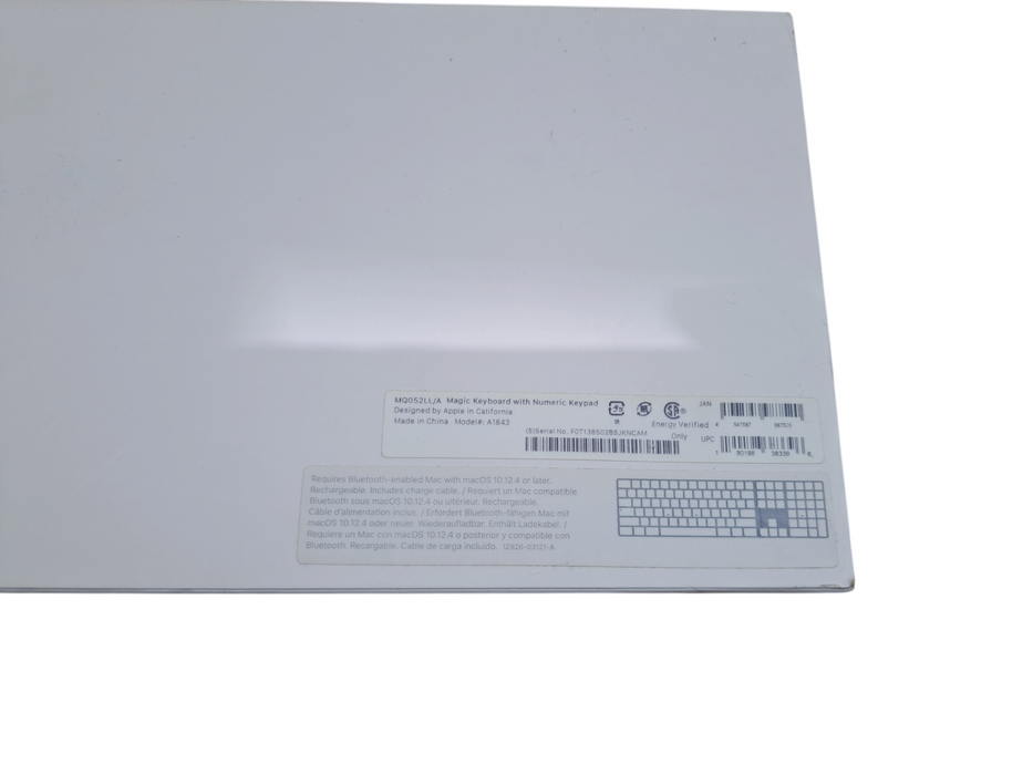 Original Apple A1843 Magic Keyboard with Numeric Keypad (Wireless, Bluetooth)
