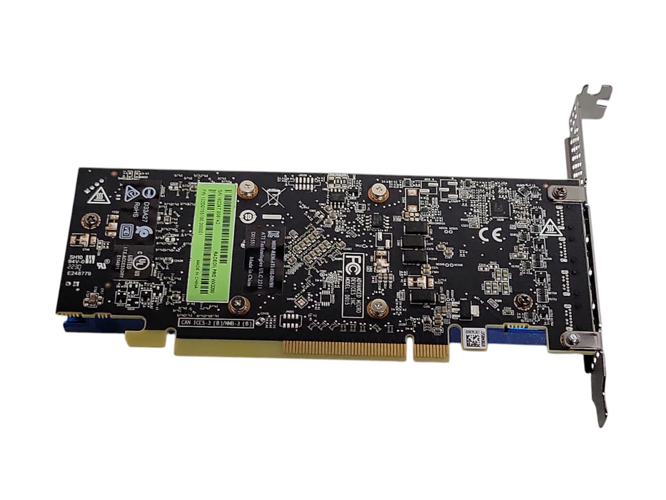 AMD Radeon Pro WX3200 4GB GDDR5, 4x Mini Display ports graphics card, FH bracket
