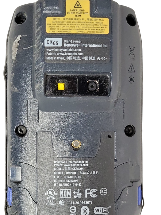 Hooneywell CK65LON Handheld mobile computer barcode scanner, READ