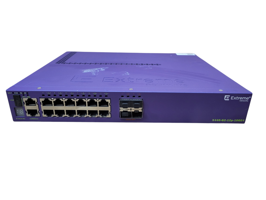 Extreme Networks Summit X440-G2-12P-10GE4 Ethernet Switch
