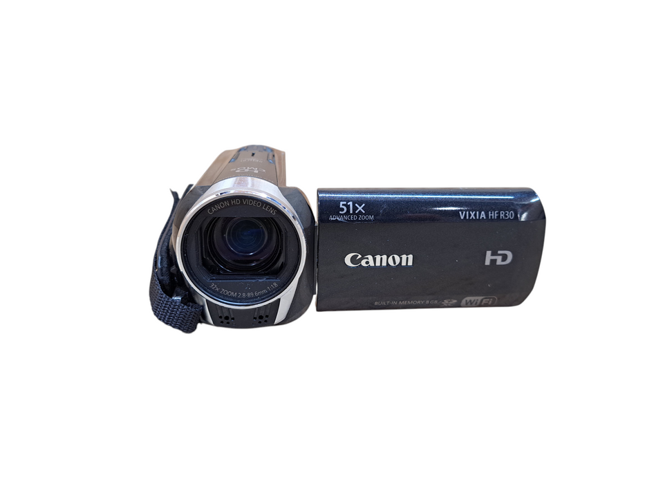Canon VIXIA HF R30 HD Camcorder 51x Zoom Wi-Fi | No Battery *READ*