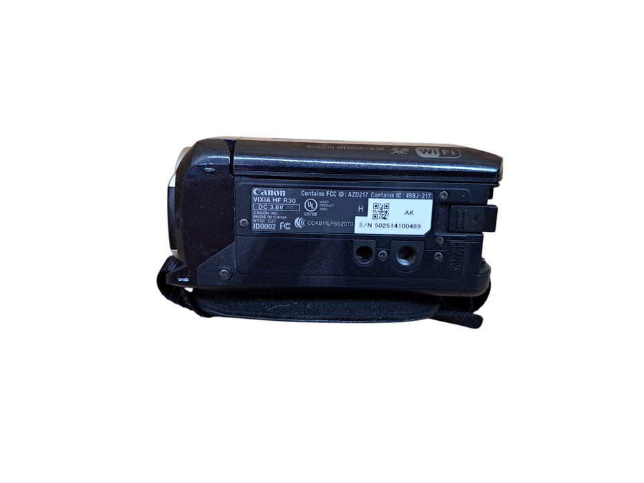 Canon VIXIA HF R30 HD Camcorder 51x Zoom Wi-Fi | No Battery *READ*