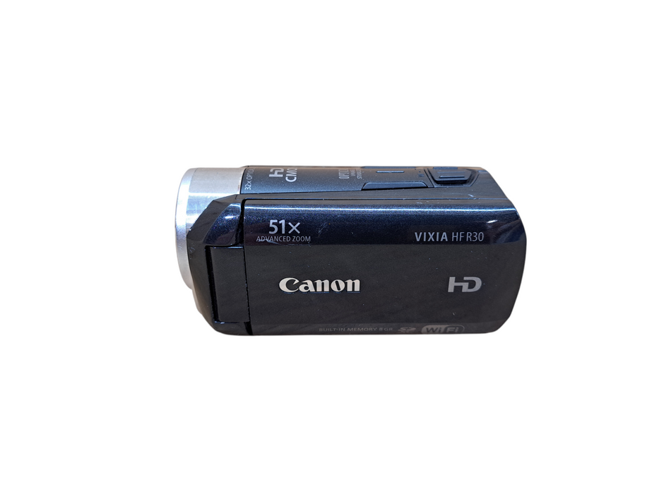 Canon VIXIA HF R30 HD Camcorder 51x Zoom Wi-Fi | No Battery *READ*
