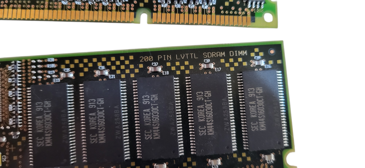 HP 54-24941-EA 128MB 100MHz 200-pin SDRAM DIMM Memory Module x2