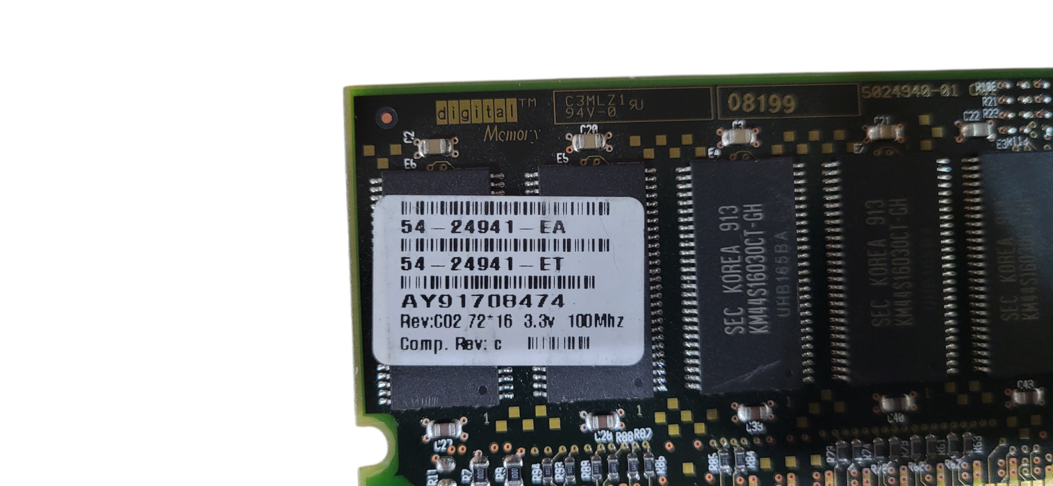 HP 54-24941-EA 128MB 100MHz 200-pin SDRAM DIMM Memory Module x2