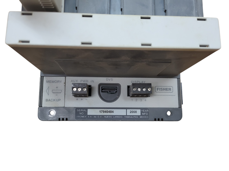 EMERSON FISHER W40155 FB107 4-SLOT PLC RACK