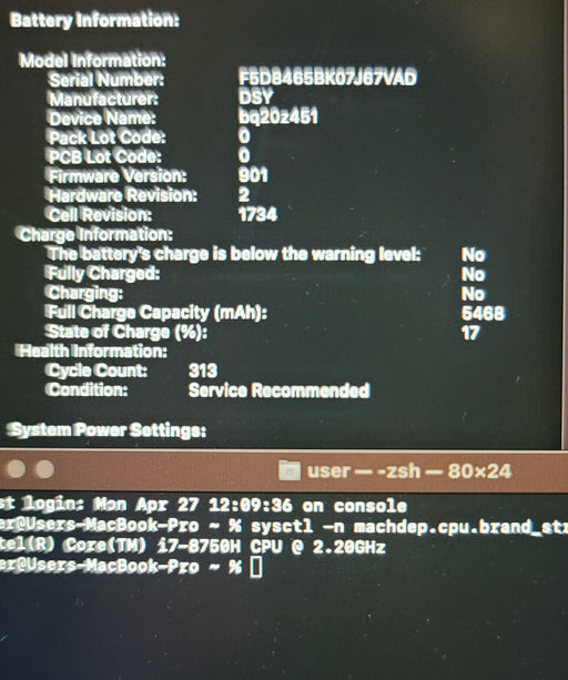 Apple MacBook Pro 2018 15