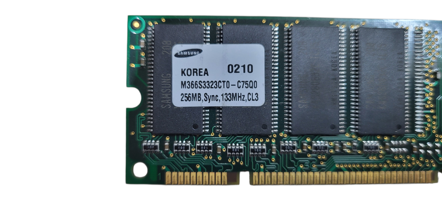 Samsung 256MB PC133 SDRAM 133MHz CL3 Memory Module M366S3323CT0