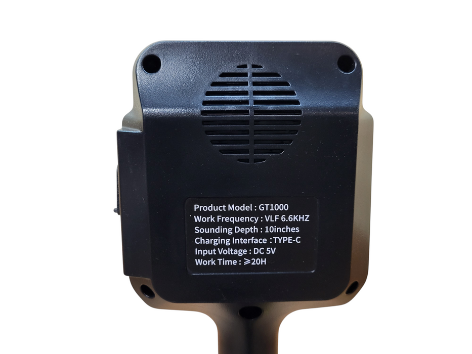 Metal Detector GT1000 LCD Waterproof 10” Search Coil READ