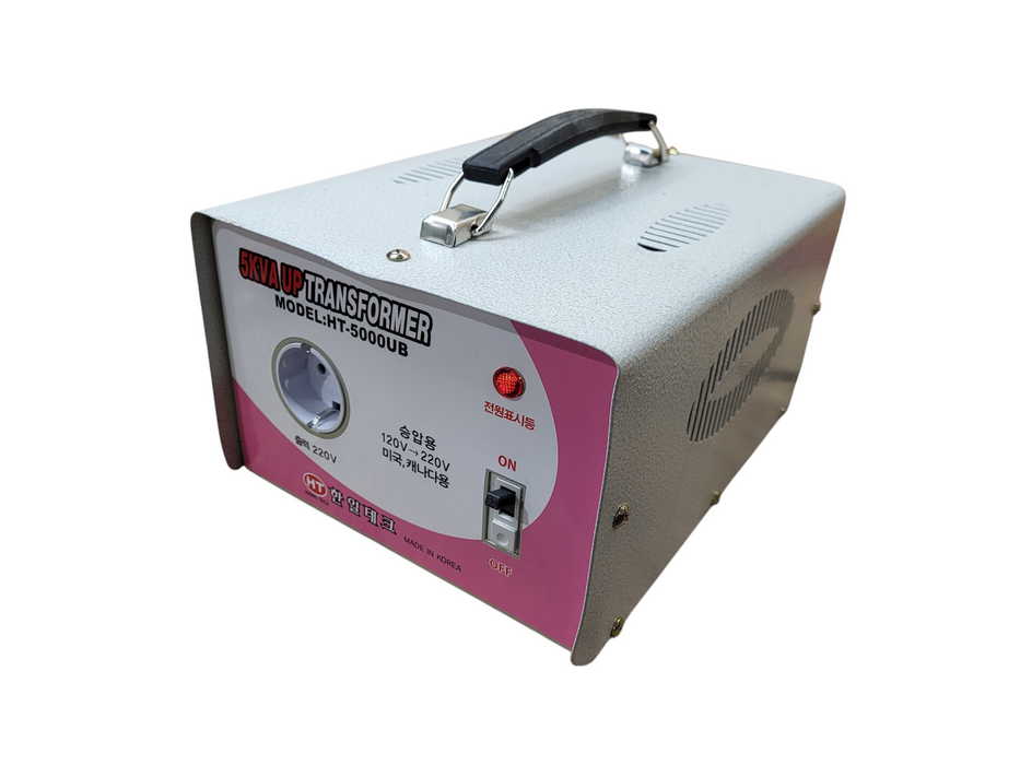 Hanil Tech 5KVA HT-5000U 120v-220v Transformer 120V to 220V for US and Canada