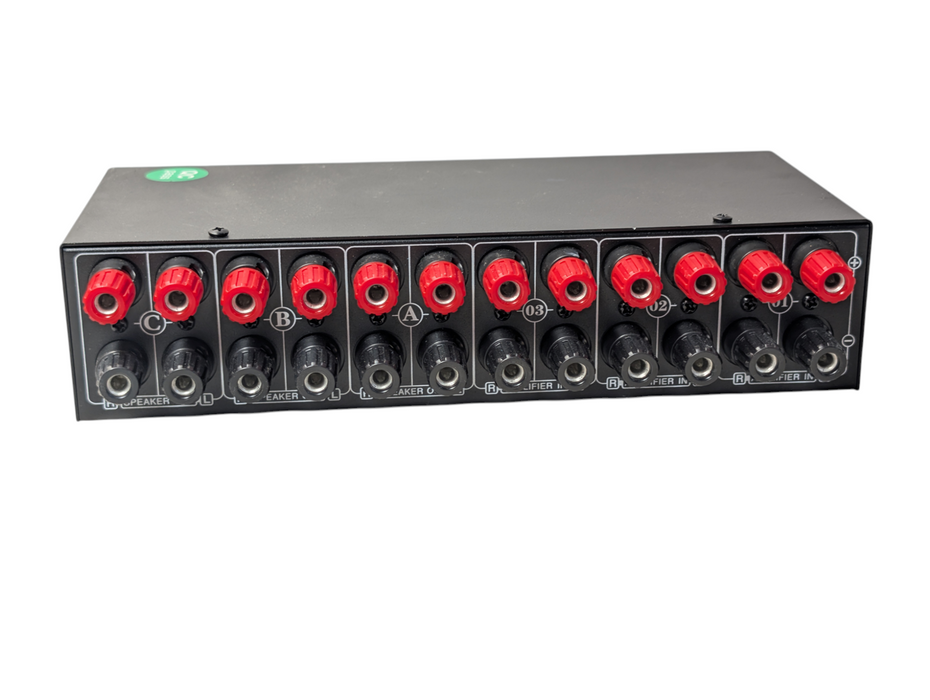 LINEPAUDIO B036 Speaker Switcher Speaker Selector 3 IN 3 Out