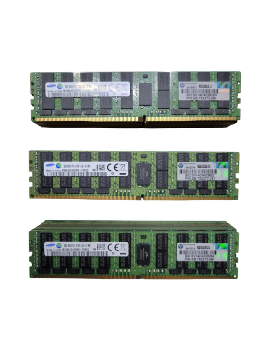 Lot of 24x - 32GB SAMSUNG 4DRx4 PC4-2133P-LD0 M386A4G40DM0-CPB2Q DDR4 Server RAM
