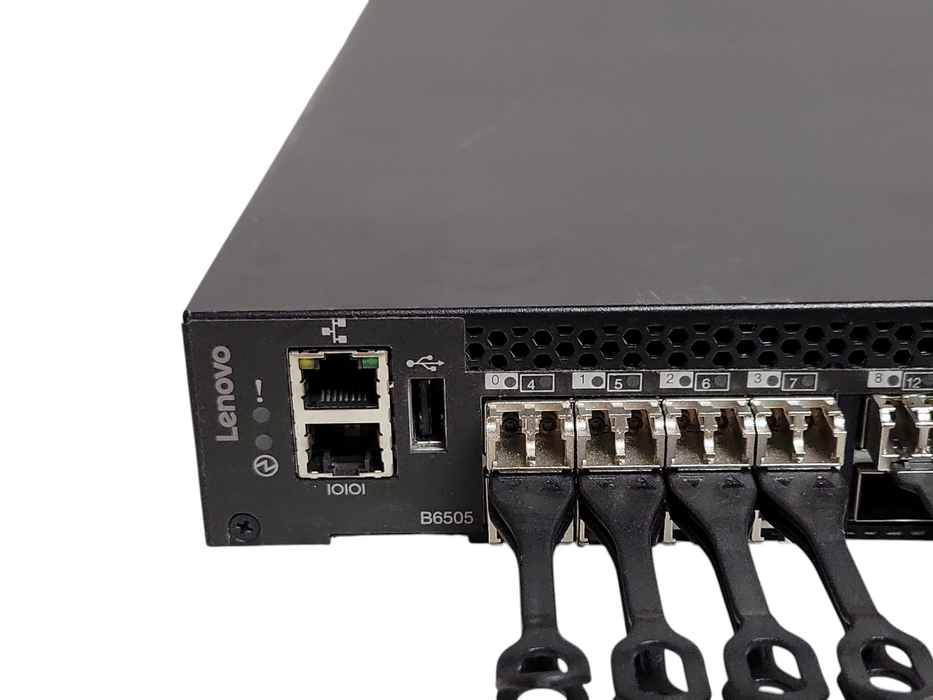 Lenovo LN-6505-12-16G-0R 00WF790 16Gb 12-Active ports switch w/ 12x SFPs