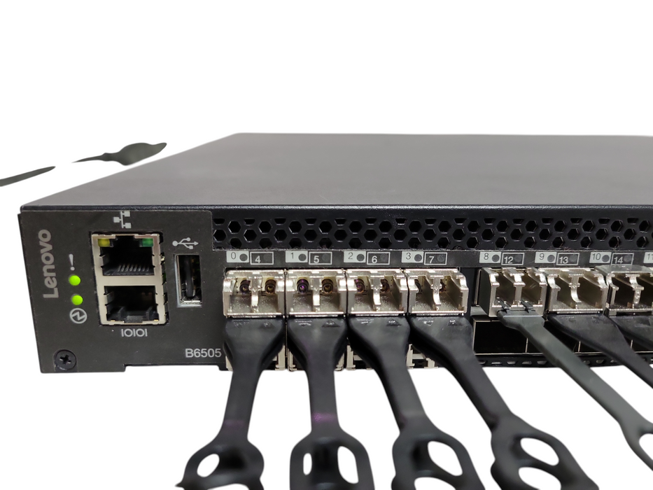 Lenovo LN-6505-12-16G-0R 00WF790 16Gb 12-Active ports switch w/ 12x SFPs