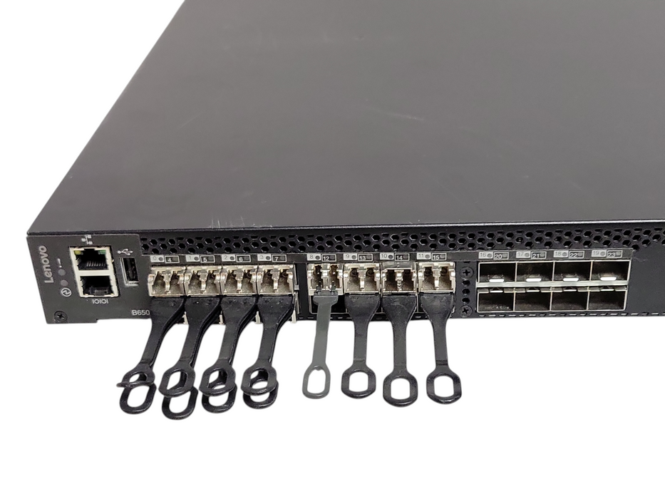 Lenovo LN-6505-12-16G-0R 00WF790 16Gb 12-Active ports switch w/ 12x SFPs