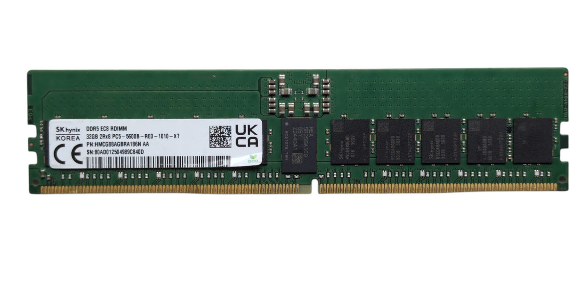 SK Hynix 32GB 2Rx8 PC5-5600B-R ECC RDIMM RAM Server Memory