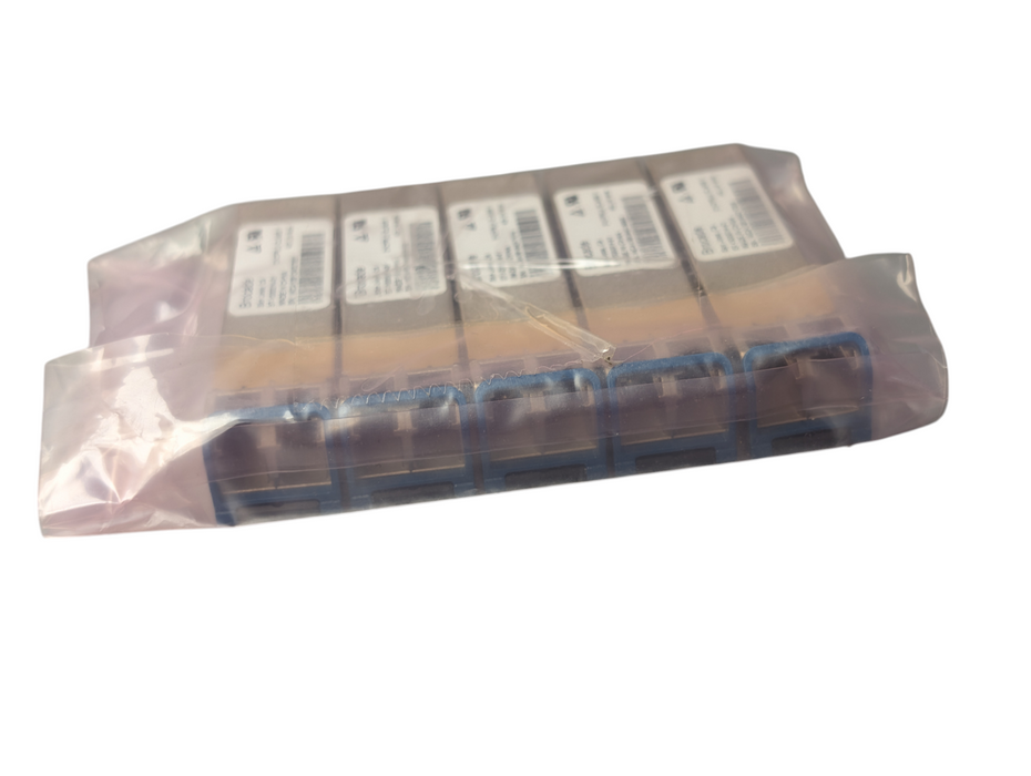 Lot of 5x 57-1000014-01 Brocade 4Gb/s SFP 4km 1310nm Duplex LC SMF Transceiver