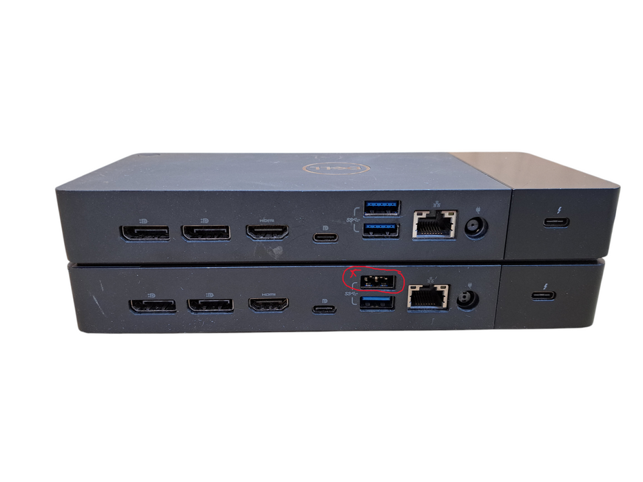 Lot of 2x Dell WD19TBS Thunderbolt 3 USB-C Docking Station (Docks ONLY) *READ*